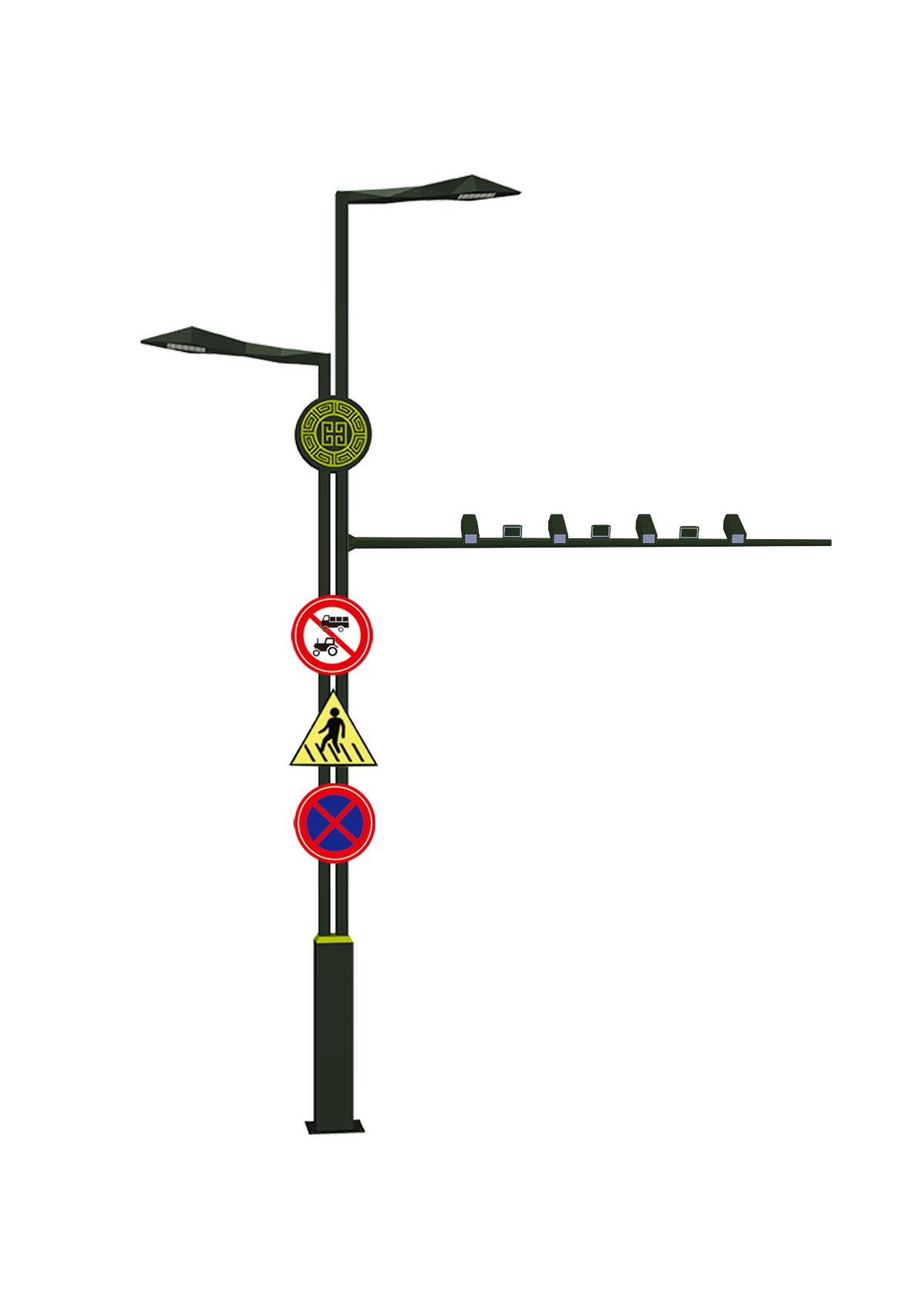 圆翔共杆—共杆 圆翔共杆—共杆